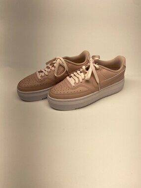Nike Women's Court Vision Alta Platform Pink Sneaker  Size 10